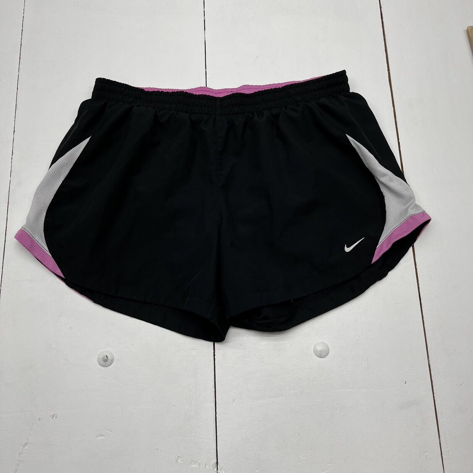 Nike Black / Hot Pink Performance Athletic Shorts Girls Size Large (12-14)