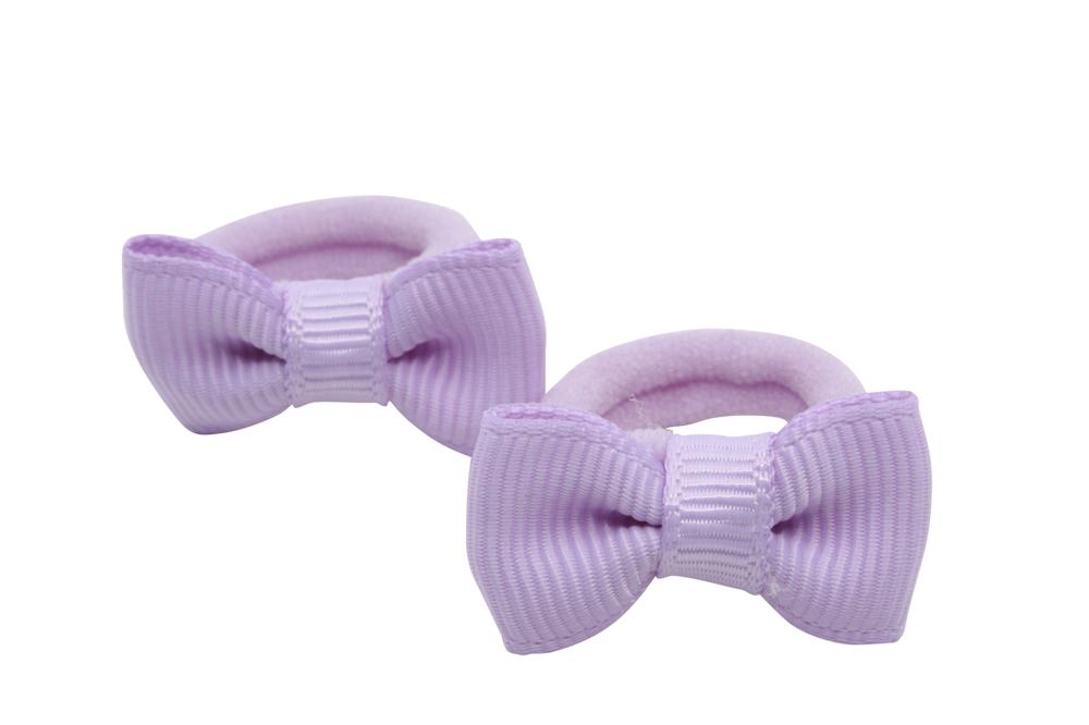 wetenschappelijk steek Lastig Kleine elastiekjes met mini strikjes licht paars – Staartjes en Strikjes