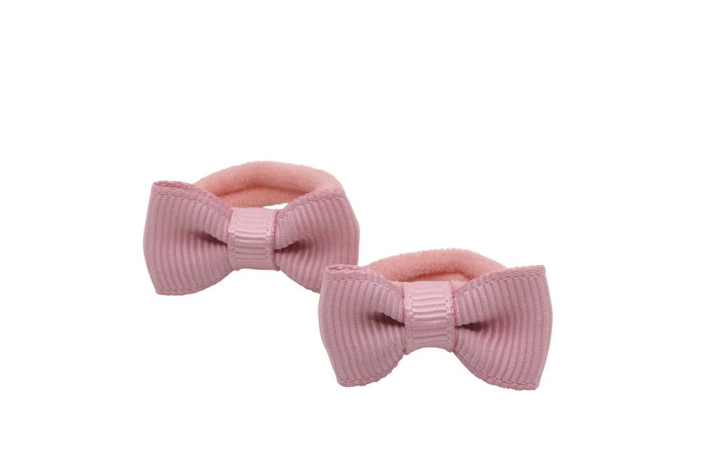 Goneryl verdediging Krijger Kleine elastiekjes met mini strikjes oud roze – Staartjes en Strikjes