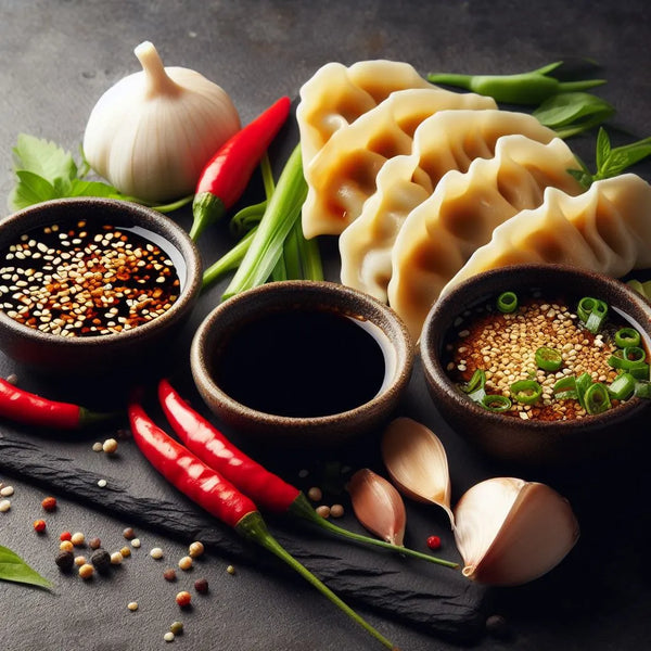 Dipping sauces for mandu and gyoza