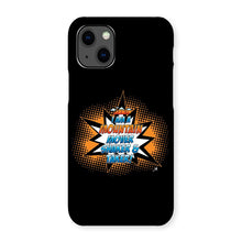 Load image into Gallery viewer, I am a Mountain Mover, Shaker and Taker Amanya Design Black Snap Phone Case
