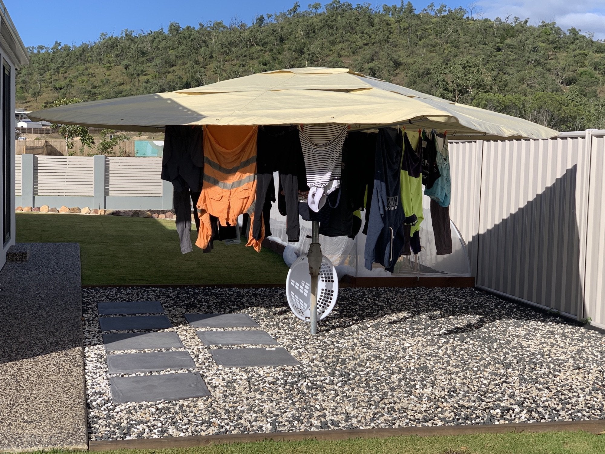 5.0m Rotary Clothesline Cover and Kit Clevacover