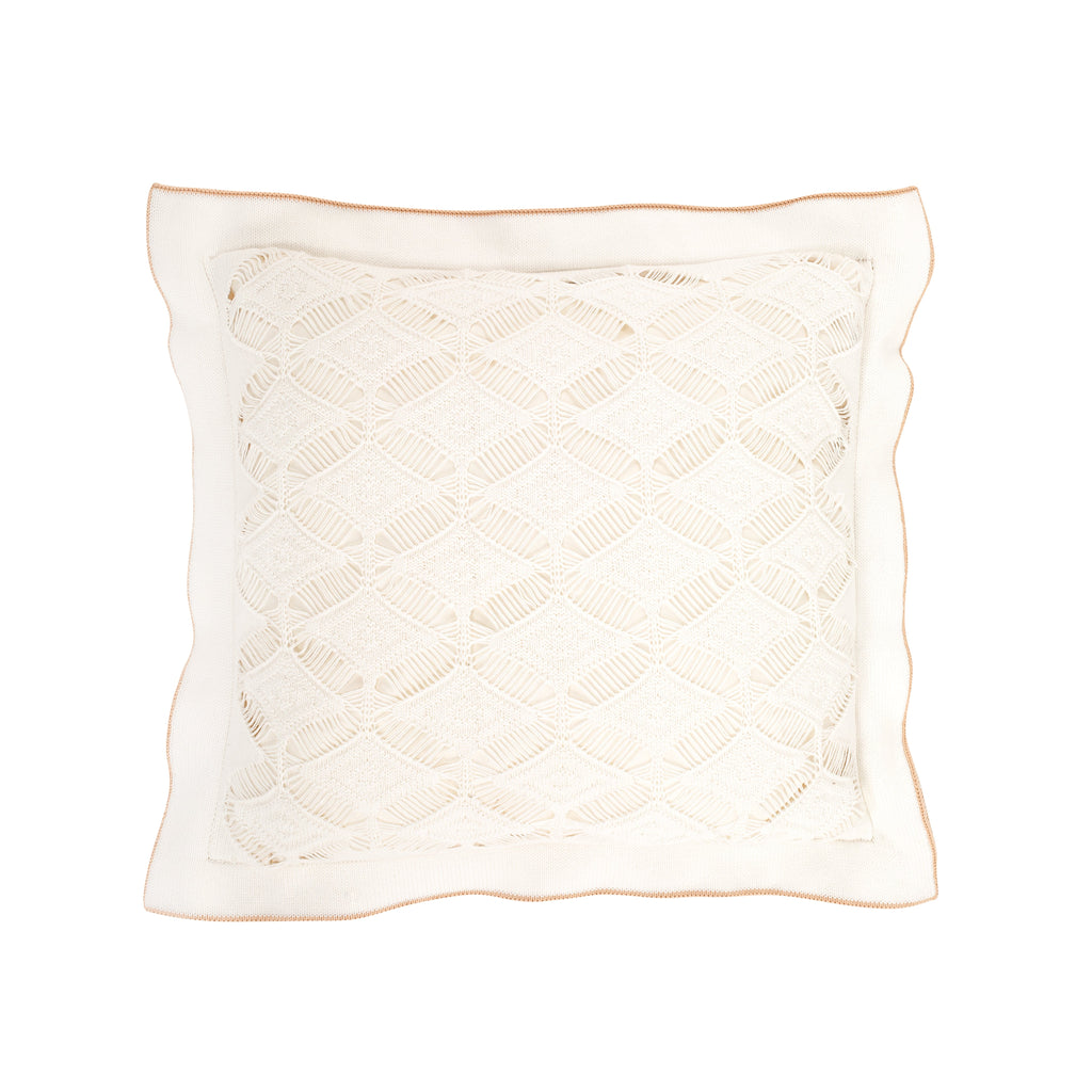 white lace cushion