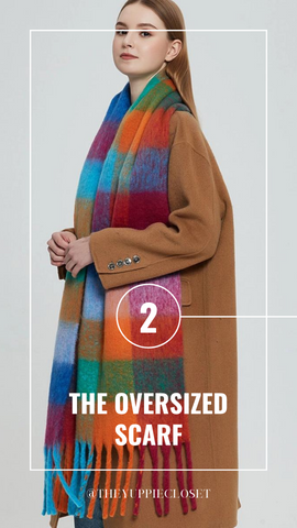 autumn winter oversized scarf fashion 2023 for ladies