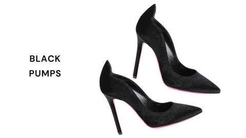 black pumps THE YUPPIE CLOSET