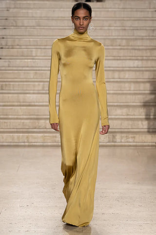 Sacha Dress Gold - TOVE Studio - Advanced Contemporary Womenswear Brand