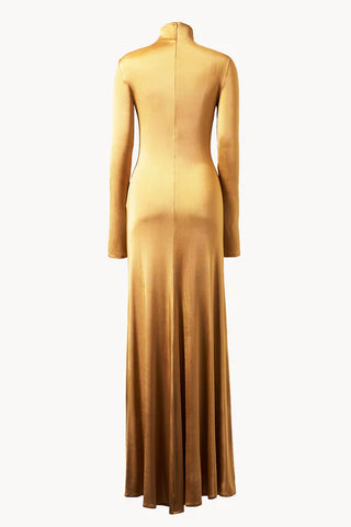 Sacha Dress Gold - TOVE Studio - Advanced Contemporary Womenswear Brand