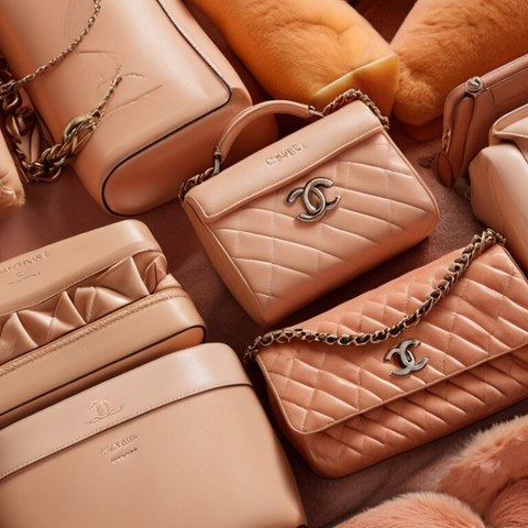 Pantone Peach Fuzz Chanel Inspired Bags |THE YUPPIE CLOSET