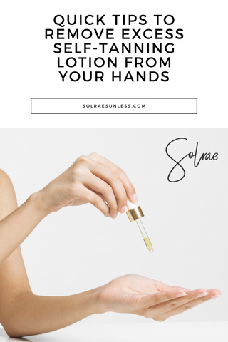 Remove Hand Tanning Mistakes