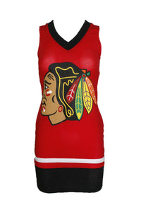 blackhawks jersey dress