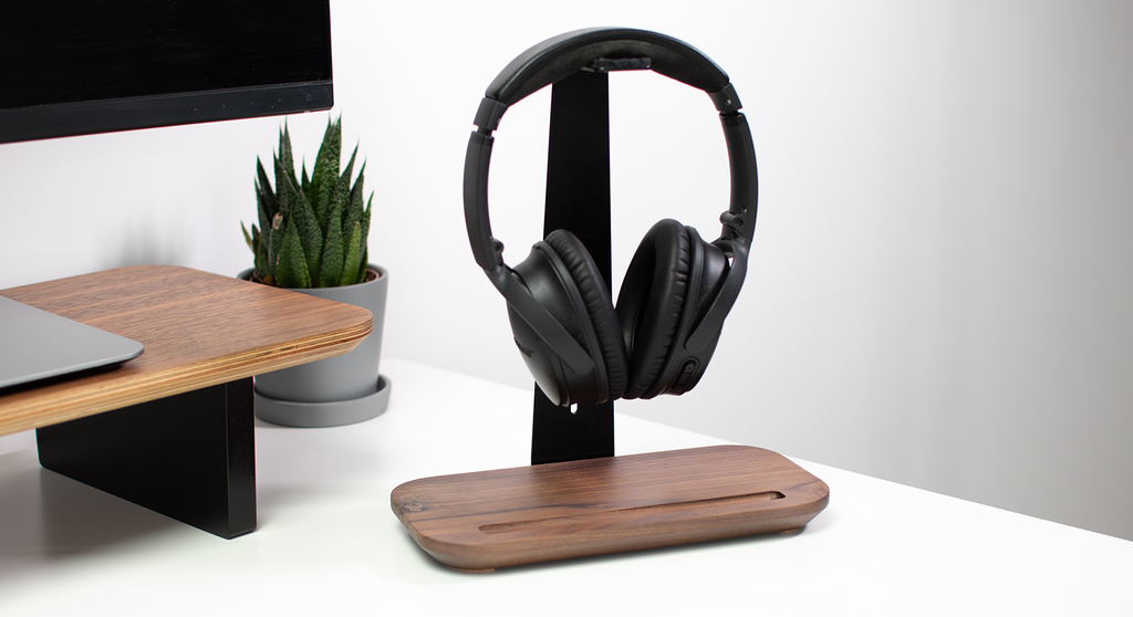 Headphone Stand Halterung für Kopfhörer und Headset von Bose, Sennheiser, Beyerdynamic Kopfhörerhalter
