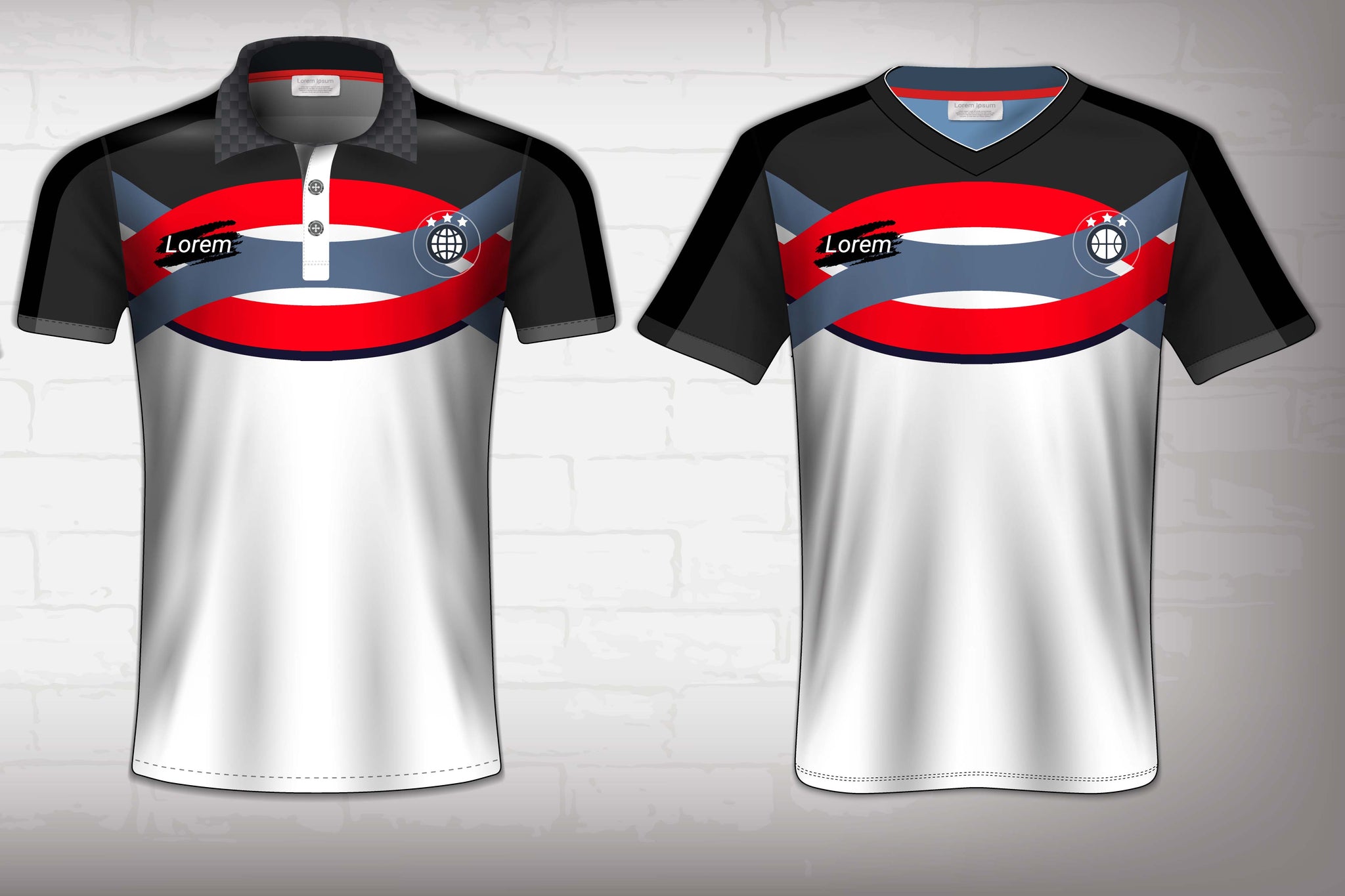 red and black cricket jersey