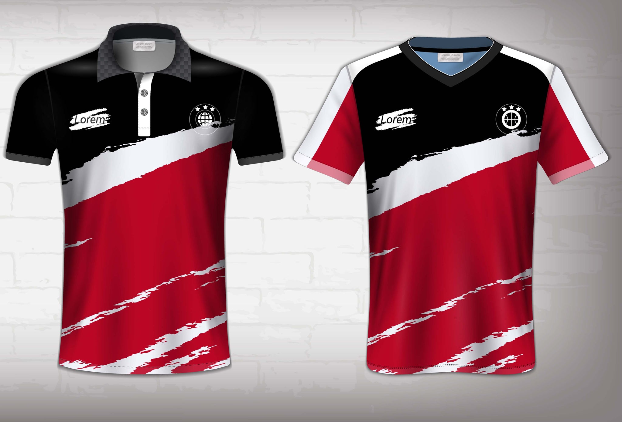 sublimation jersey red