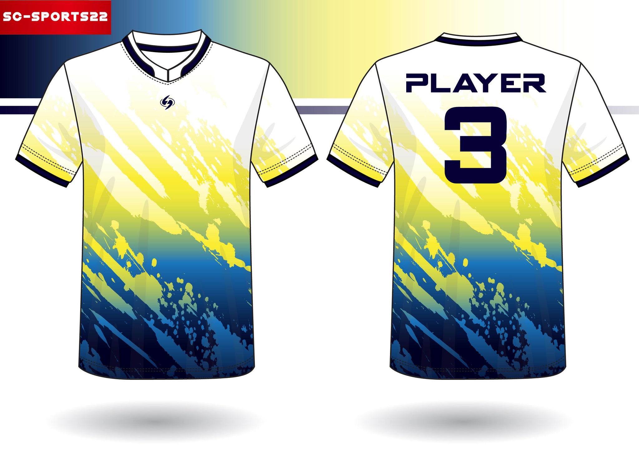 football printed jersey