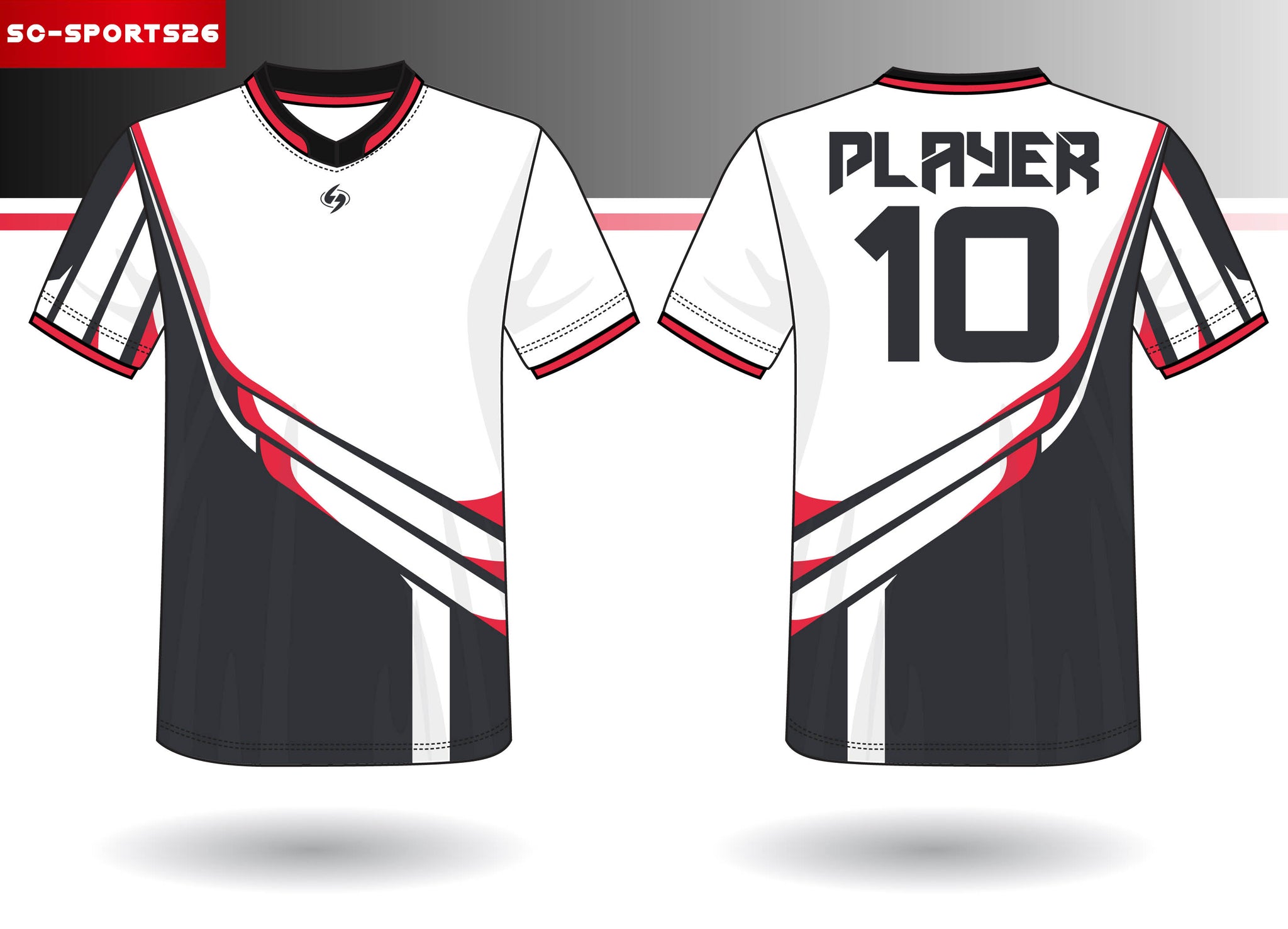 sublimation jersey white