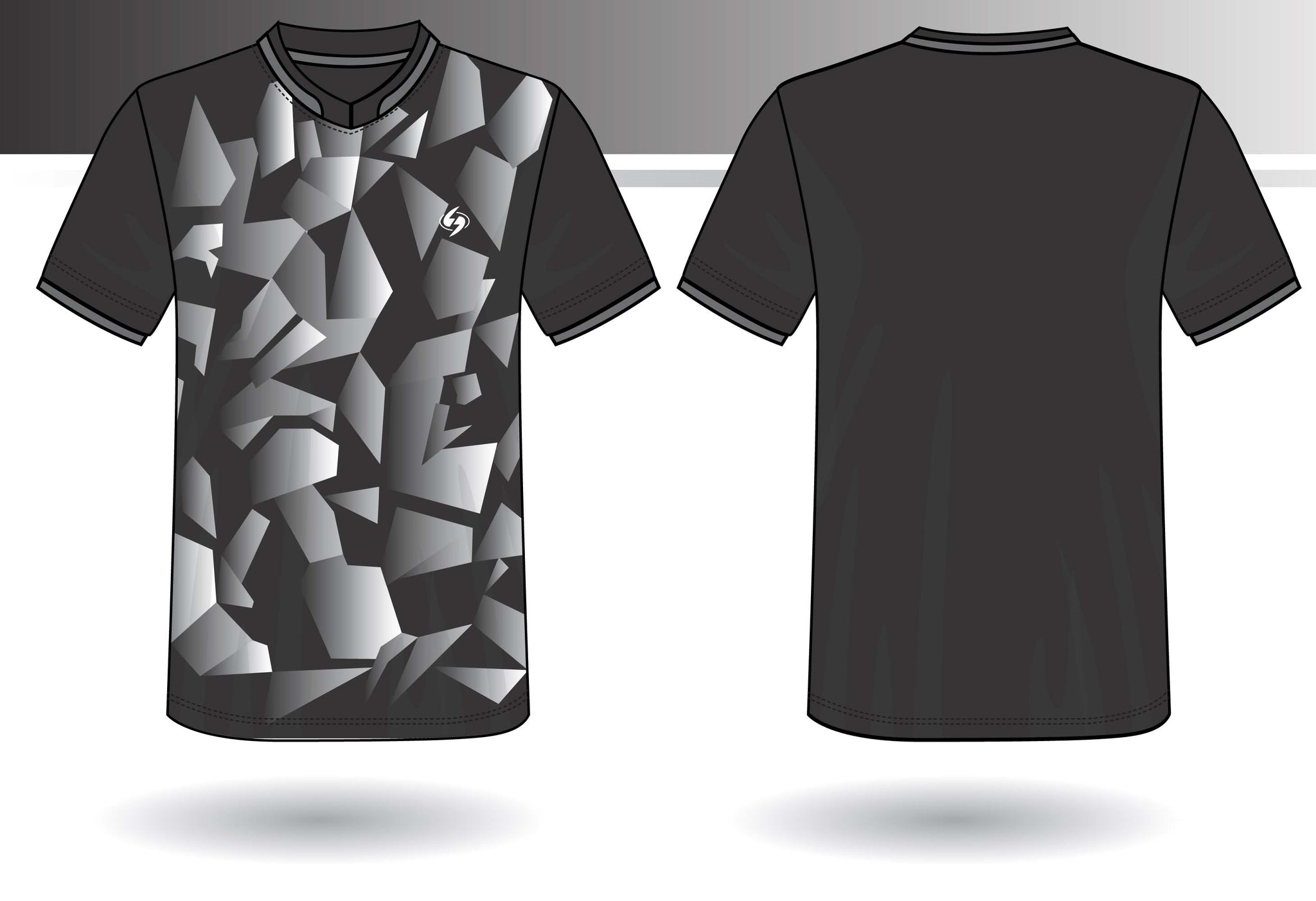 black and grey jersey