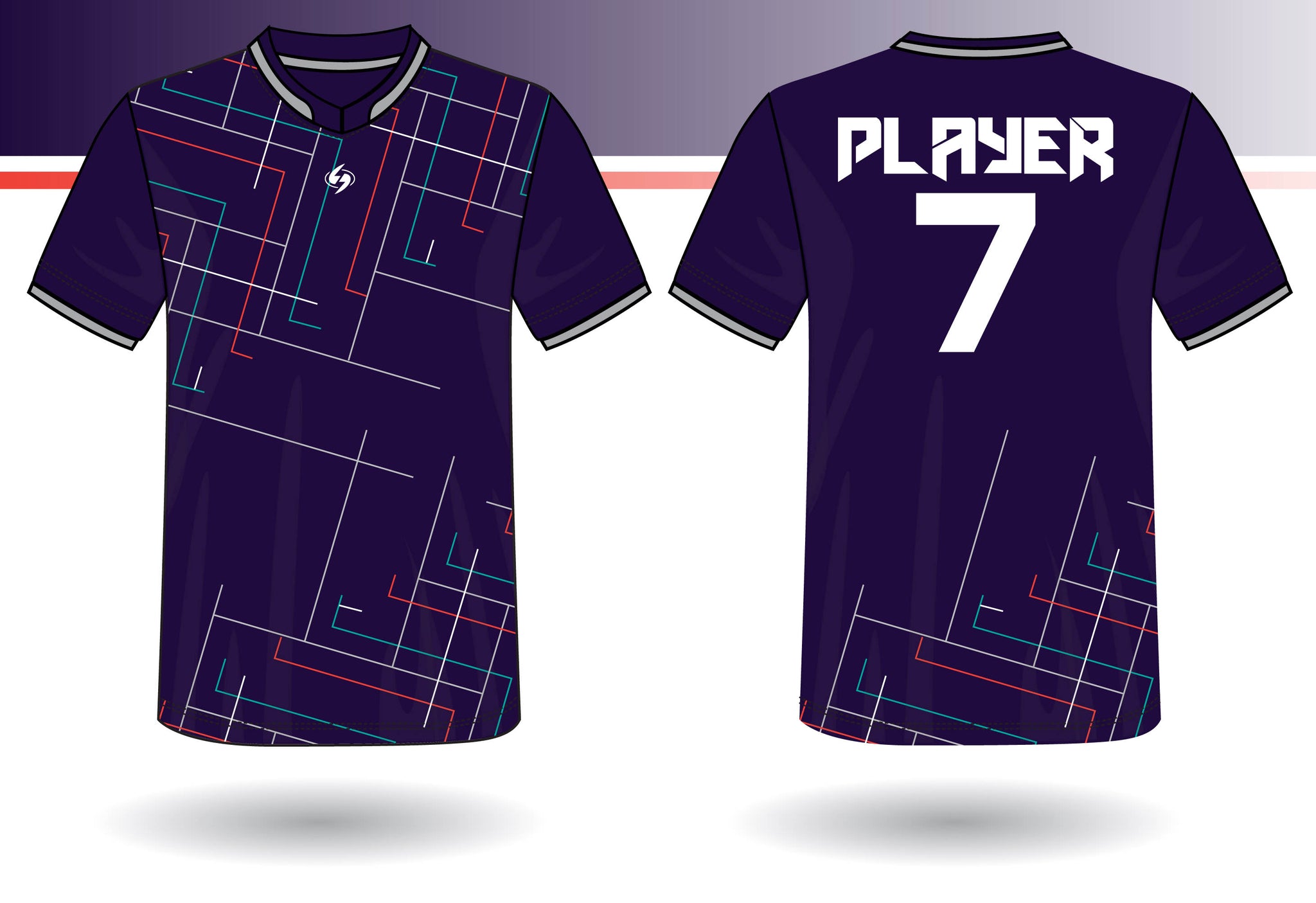 simple football jersey design