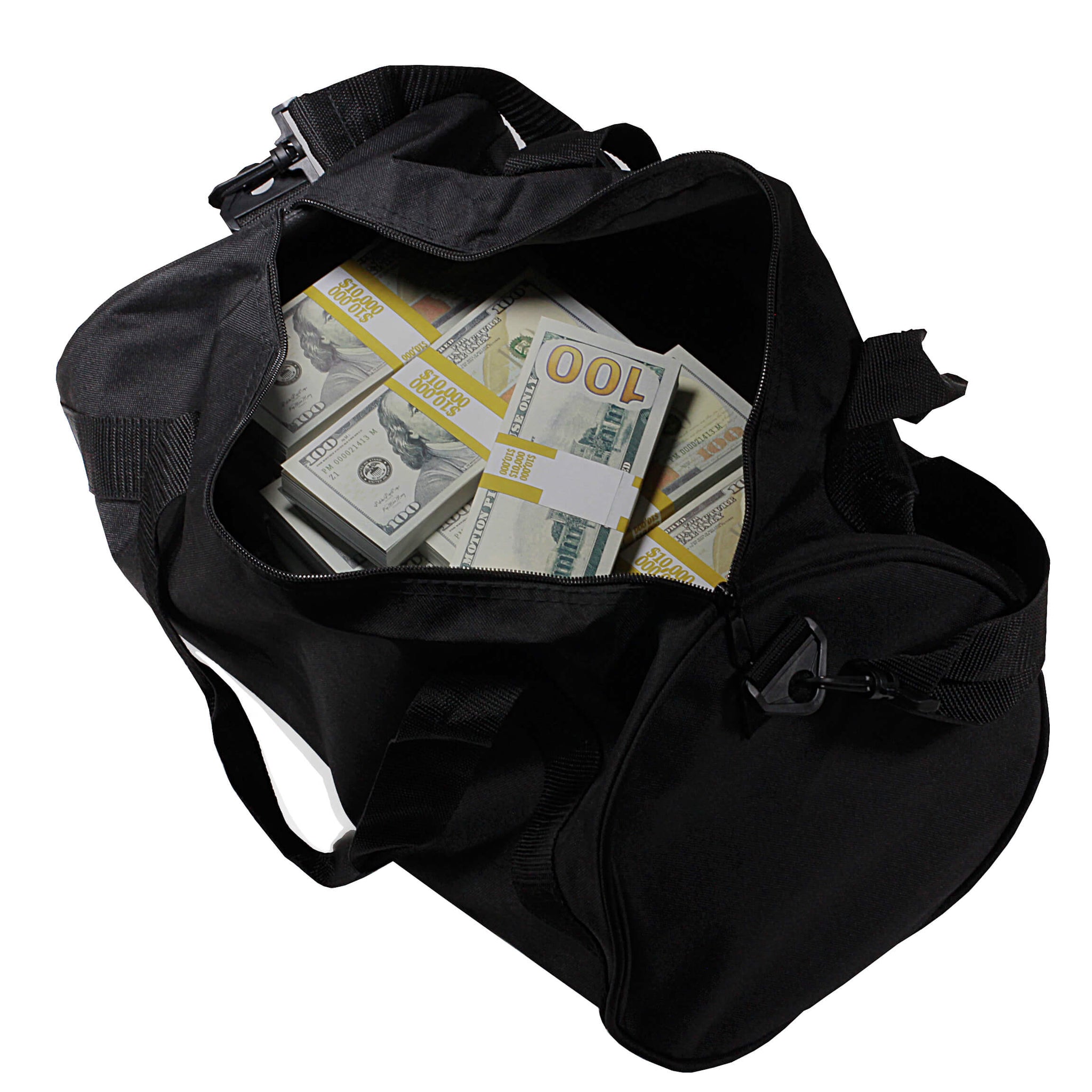 New Series $500,000 Full Print Duffel Bag | Prop Movie Money