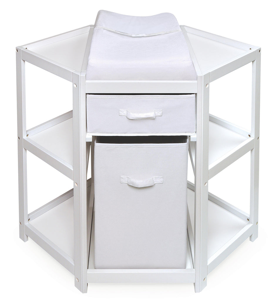 white changing table