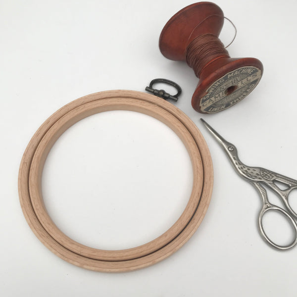 Nurge Wood Embroidery Hoop, Adjustable - 24 mm (Thickest