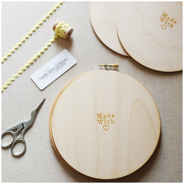 3 inch Wooden Embroidery Hoop Backs – StitchKits Crafts