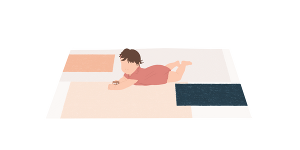 illustration tapis de jeu bébé