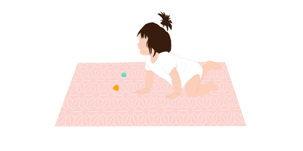 illustration tapis de jeu bébé