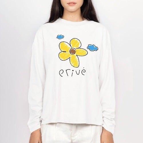 Privé Alliance Women's Flower Impression Long Sleeve Shirt – ACROSTICS