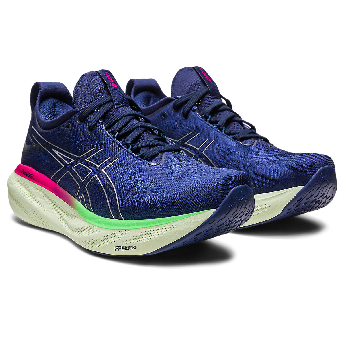 ASICS, GEL-NIMBUS® 25, Women's, Indigo Blue/Pure Silver