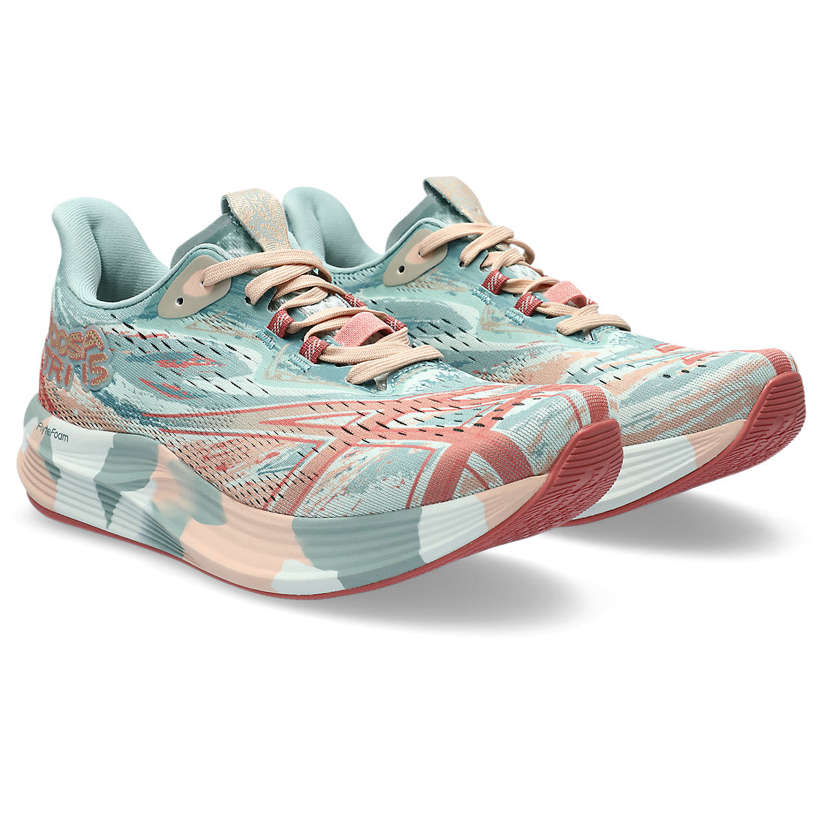 ASICS, NOOSA TRI™ 15, Women's, Pure Aqua/Pale Apricot (300)