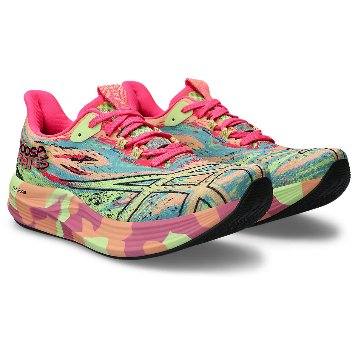 ASICS, NOOSA TRI™ 15, Women's, Summer Dune/Lime Green