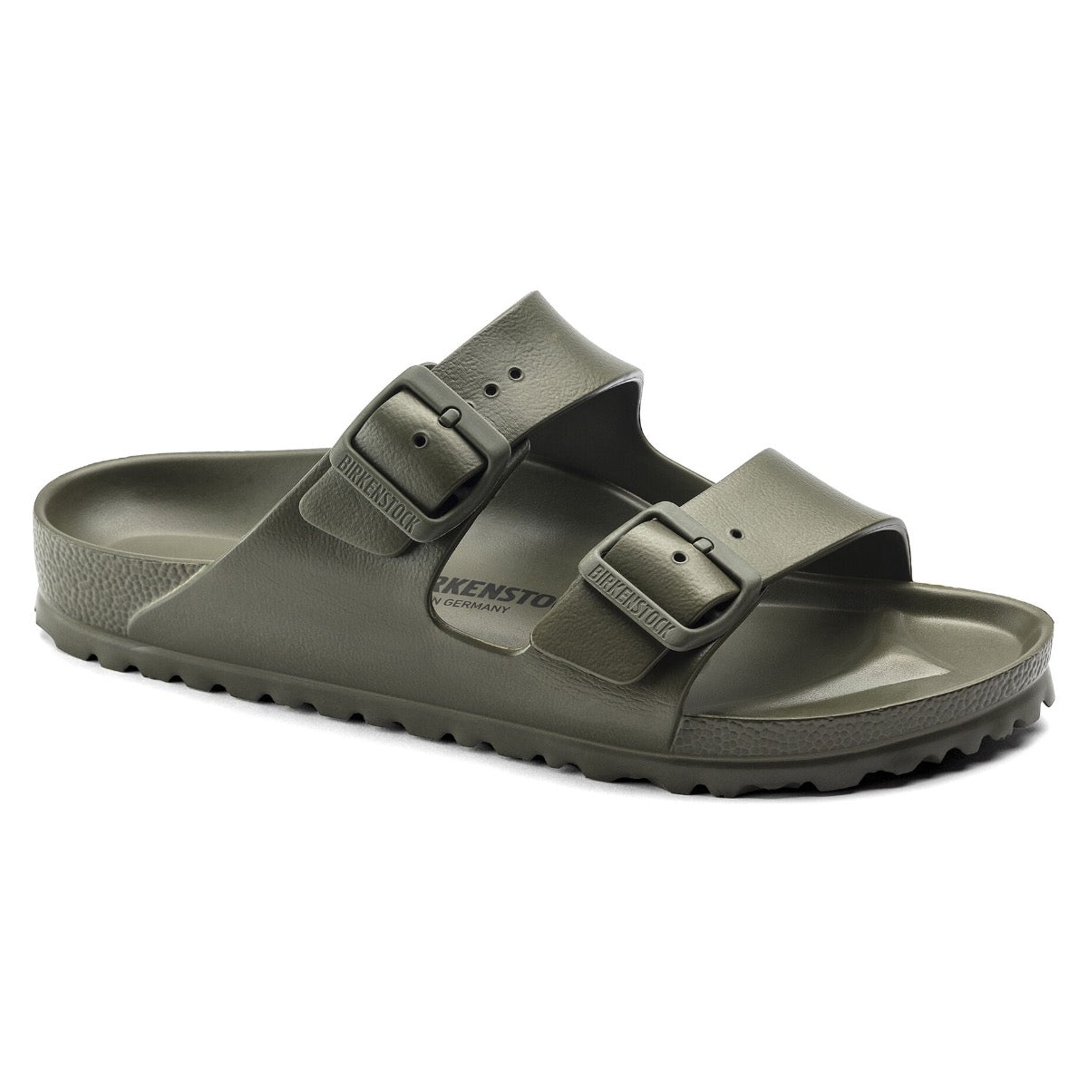 Birkenstock, Arizona Essentials EVA Regular Width, Unisex, Khaki with Khaki Buckle