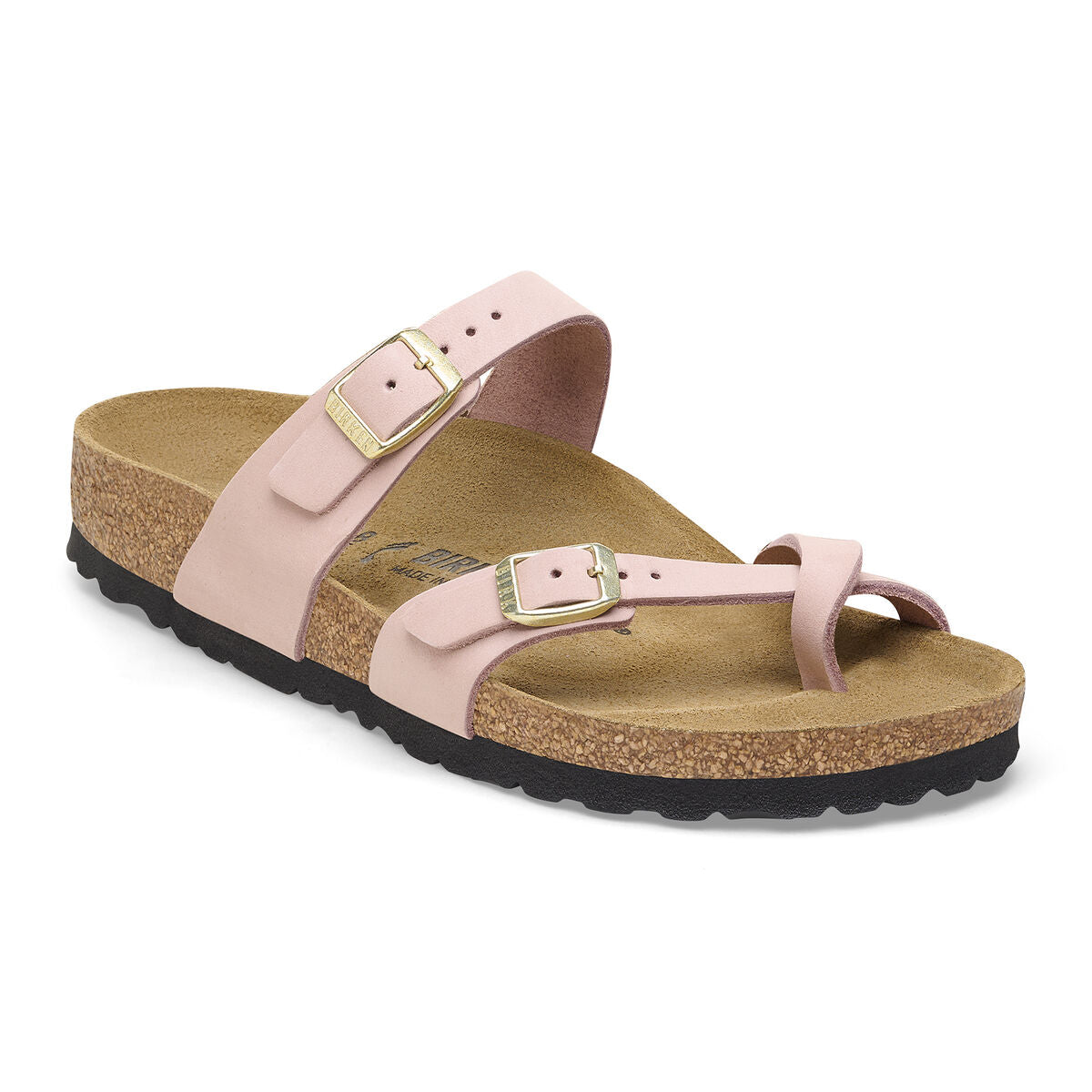 Birkenstock, Mayari Nubuck Leather Regular/Wide, Women's, Soft Pink