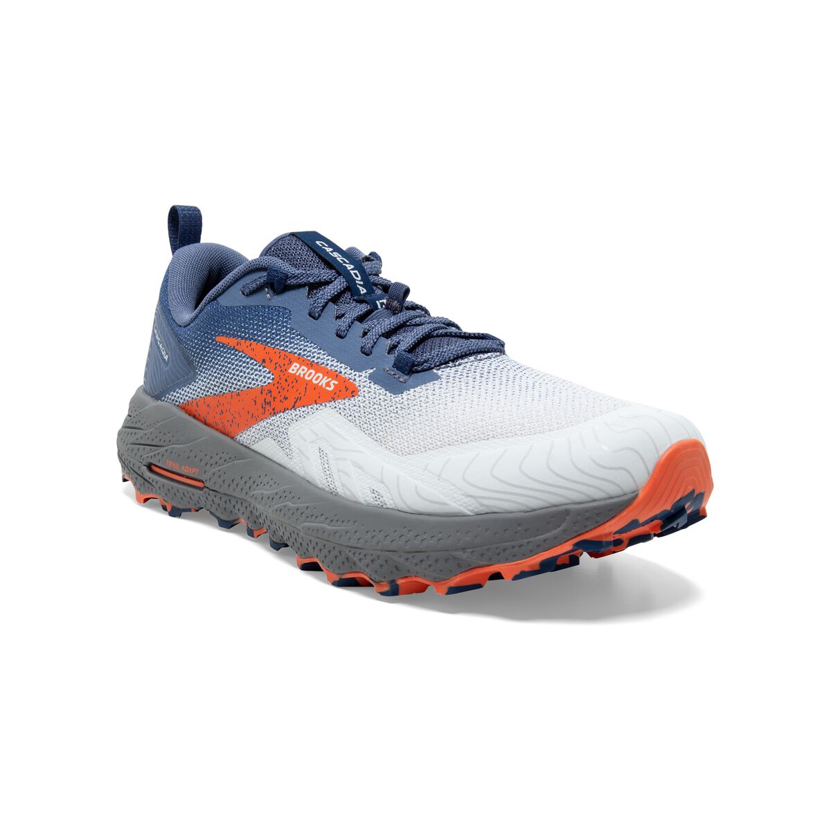 Brooks, Cascadia 17, Men, Blue/Navy/Firecracker