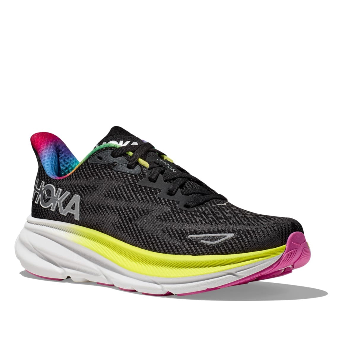 Hoka One One, Clifton 9, Men, Black/All Aboard