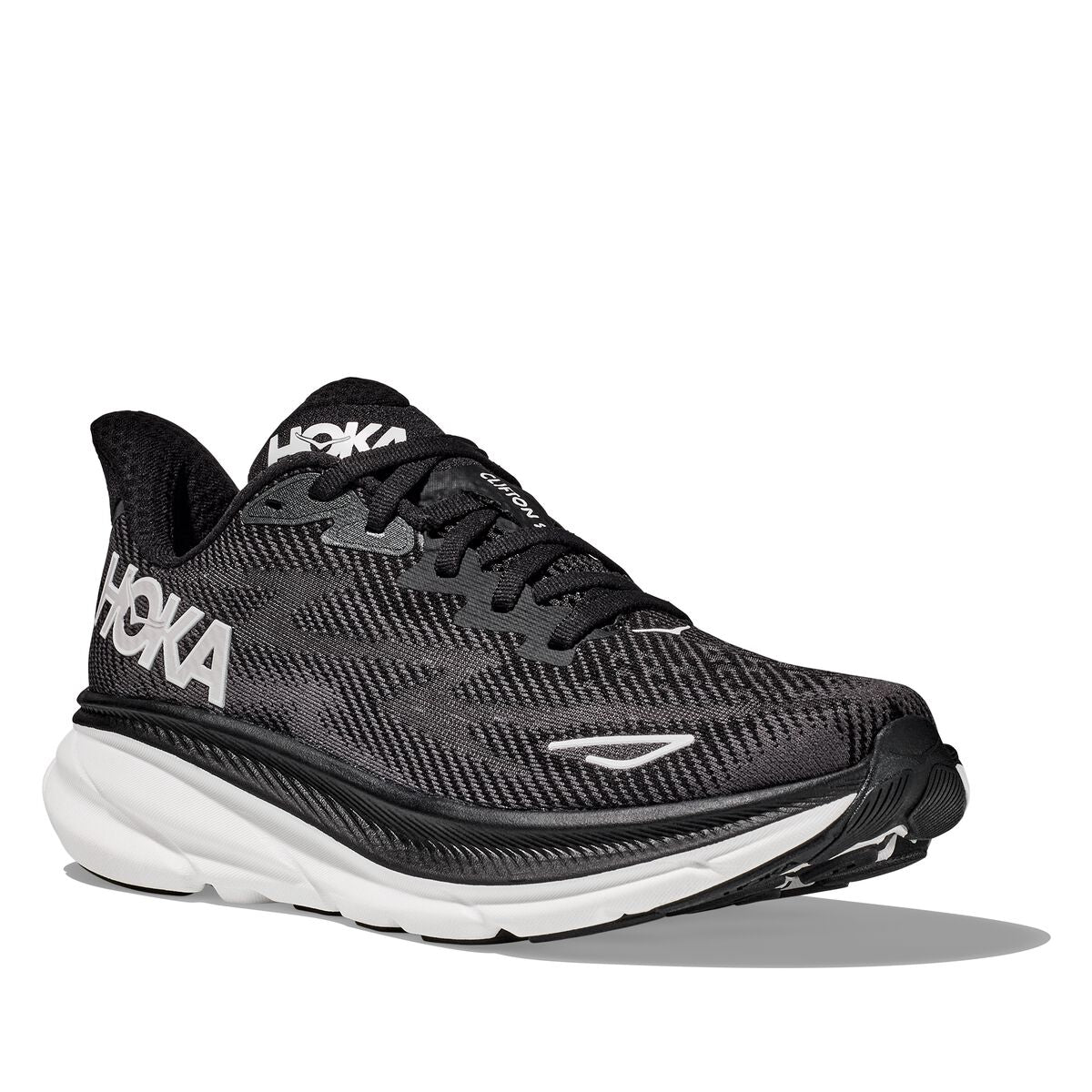 Hoka One One, Clifton 9, Women, Black/White