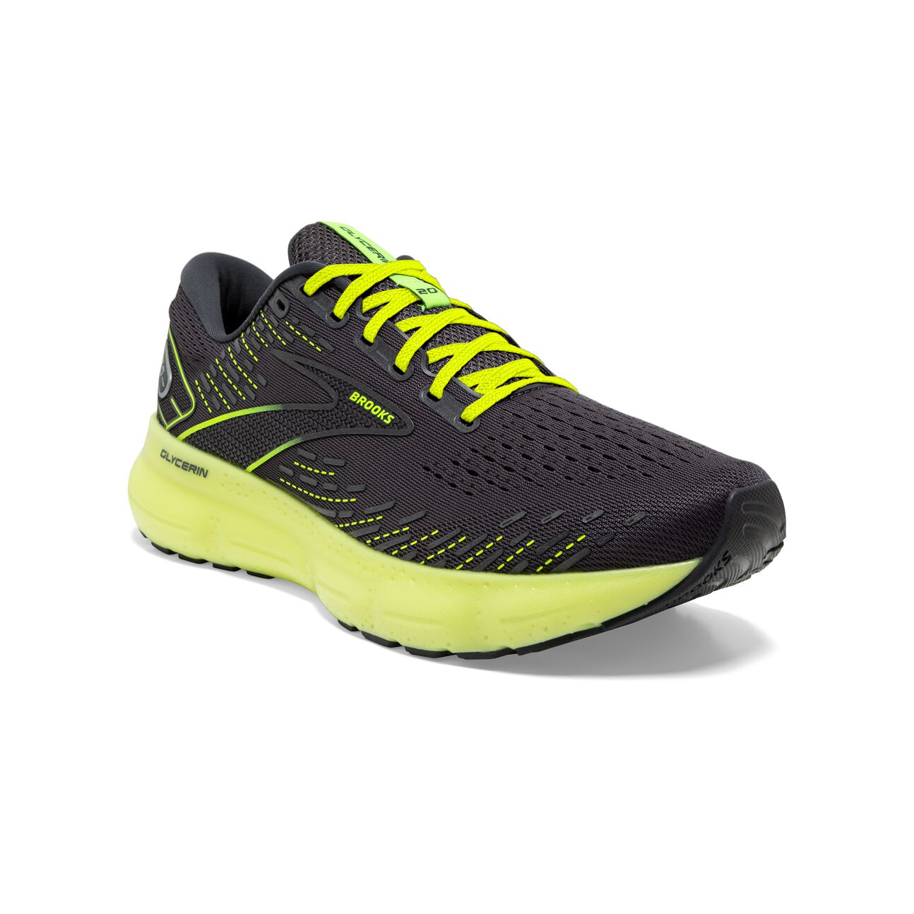 Brooks, Glycerin 20, Women, Ebony/Nightlife