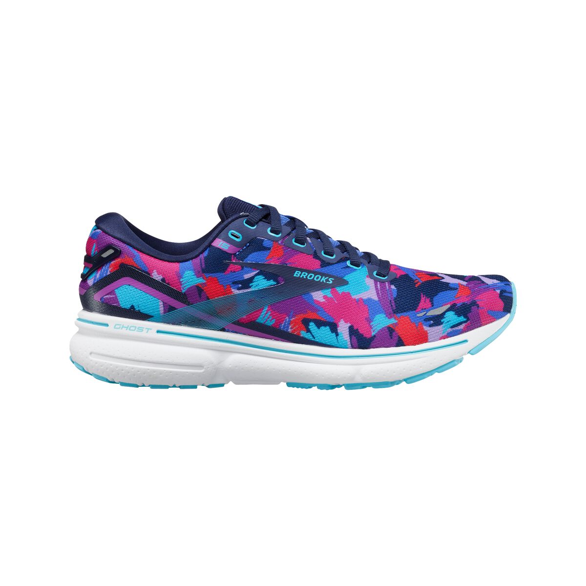 Brooks, Ghost 15, Women's, Blue/Eclipse/Purple