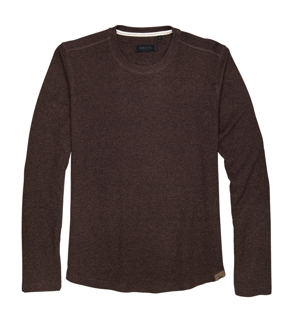 Dkota Grizzly, Lewis Long Sleeve Crew, Men, Chili