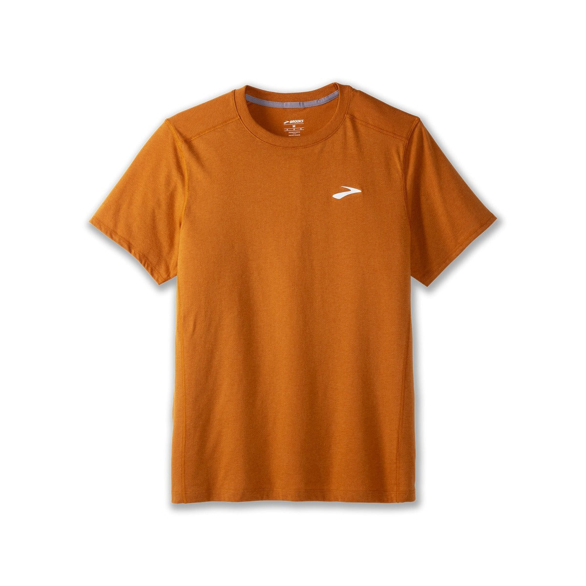 Brooks, Distance Short Sleeve 2.0, Men, Htr Autumnal (858)