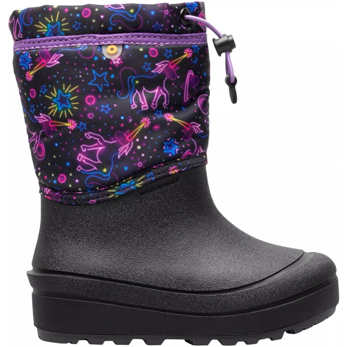 Bogs, Snow Shell Boot, Kids, Purple Multi