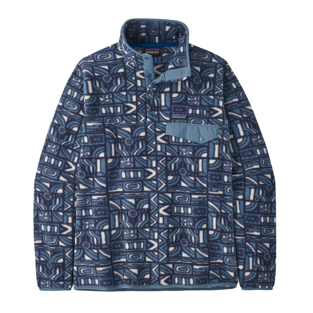 Patagonia, Lightweight Synchilla® Snap-T® Fleece Pullover, Men's, New Visions New Navy