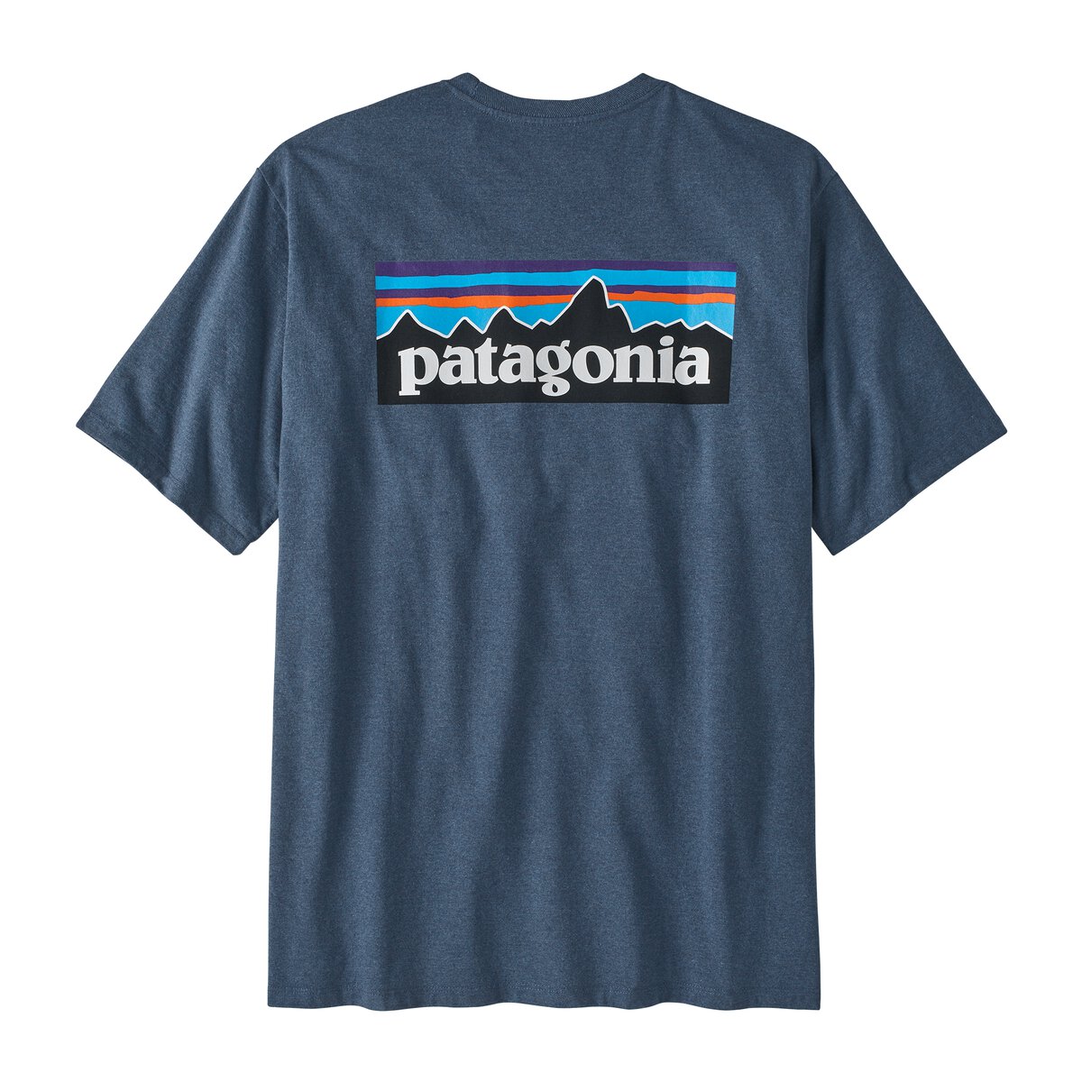 Patagonia, P-6 Logo Repsonsibili-Tee, Men,  Utility Blue (UTB)