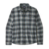 Patagonia, Long-Sleeved Cotton in Conversion Lightweight Fjord Flannel Shirt, Men, Avant Nouveau Green (AVNU)