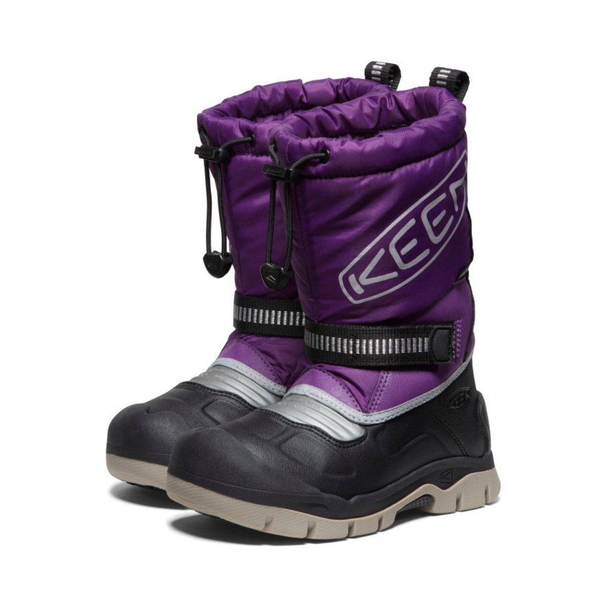 Keen, Snow Troll Waterproof Boot, Kids, Charisma/Silver