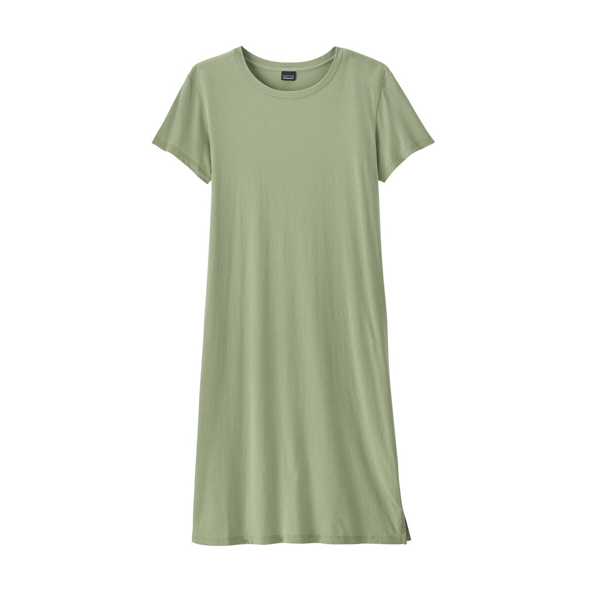 Patagonia, Regenerative Organic Certified™ Cotton T-Shirt Dress, Women, Salvia Green