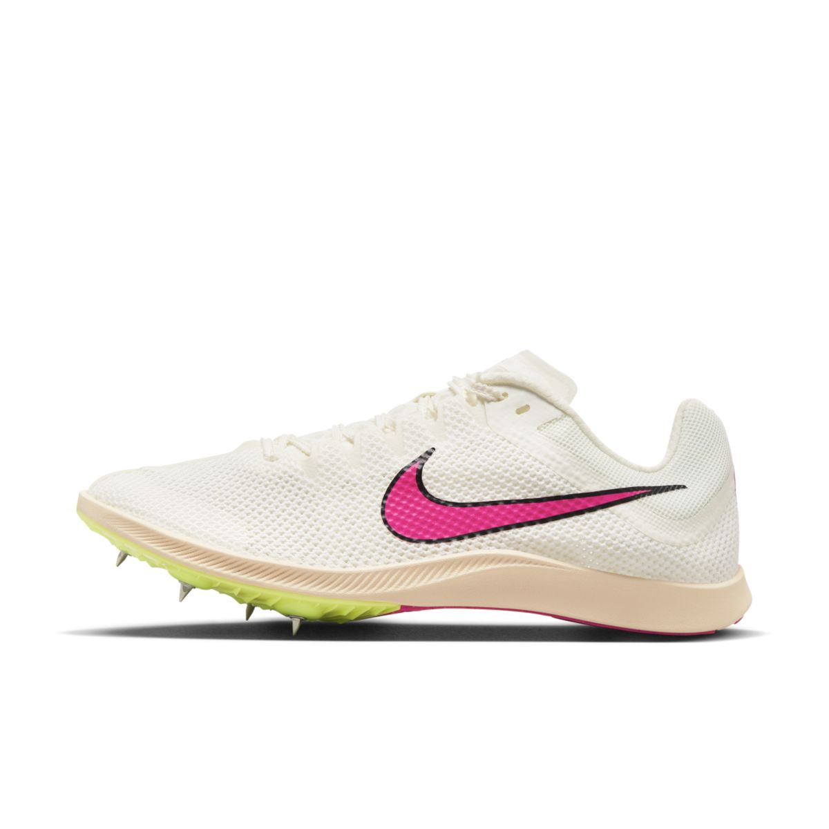 Nike, Rival Distance, Unisex, Sail/Light Lemon Twist/Guava Ice/Fierce Pink (101)