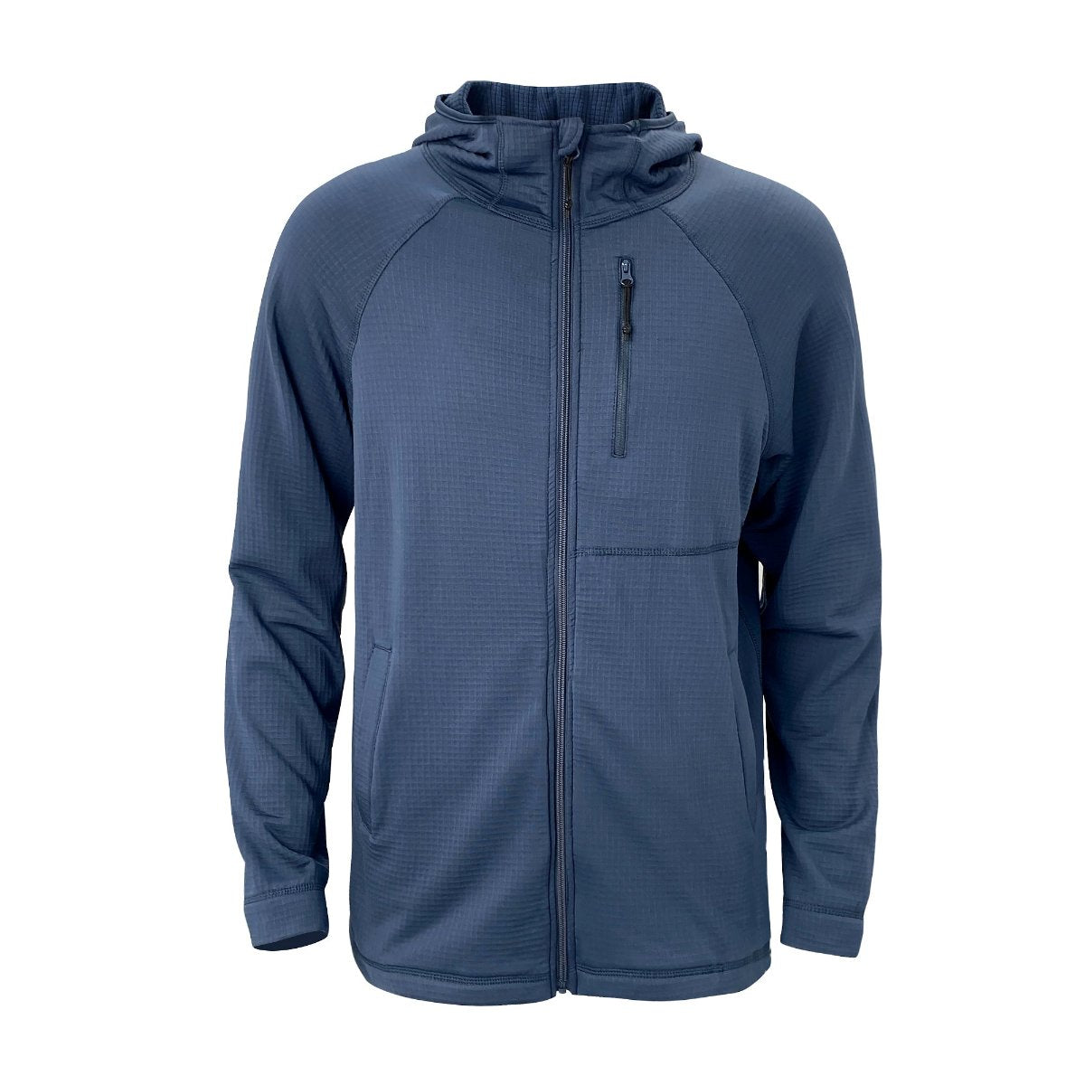 Playmakers, Waffle Hooded Jacket, Men, Bering Sea (414)