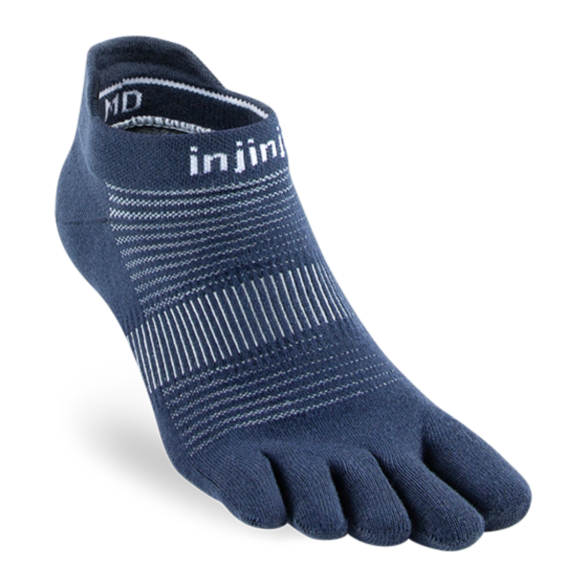 Injinji, Run Original Weight No-Show, Unisex, Navy