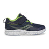 Saucony, Kinvara 14 A/C JR (4-12), Kids, Navy/Green